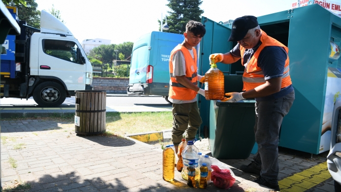 Atıklar geri dönüşüme kazandırılıyor