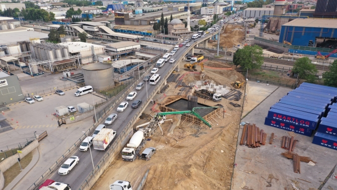 Büyükakın, Osmangazi köprüsünde inceleme yaptı