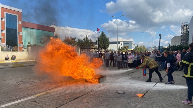 Büyükşehir İtfaiye eğitimlerde hız kesmiyor