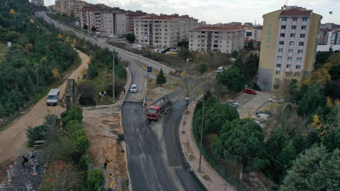 Gebze Dicle Caddesi’nde üstyapı çalışmaları tamamlandı