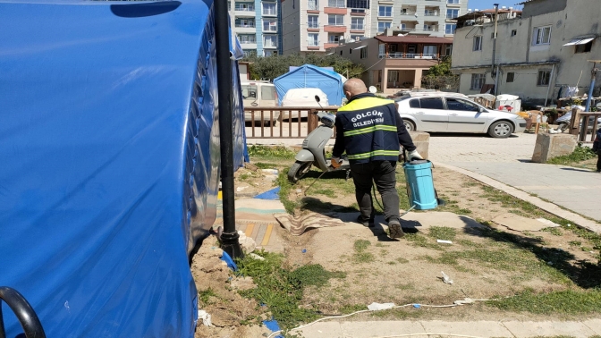 Hatayın dezenfeksiyon işlemleri Gölcük Belediyesine emanet