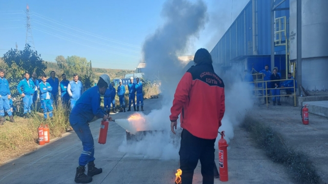 İtfaiyeden Posco Assan’a İRAP kapsamında eğitim