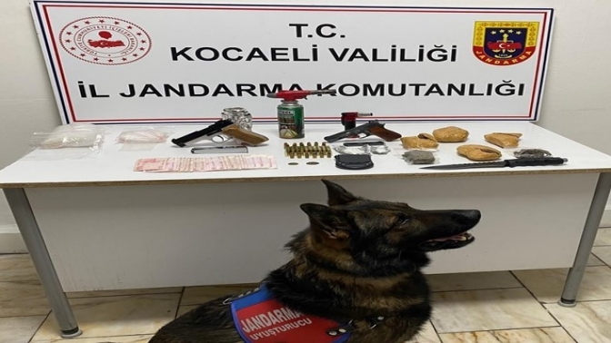 Kocaeli Jandarmadan uyuşturucu operasyonu