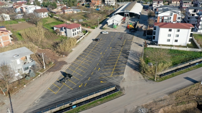 Kullar Kapalı Pazar Alanı’nın Otoparkı Hizmete Hazır