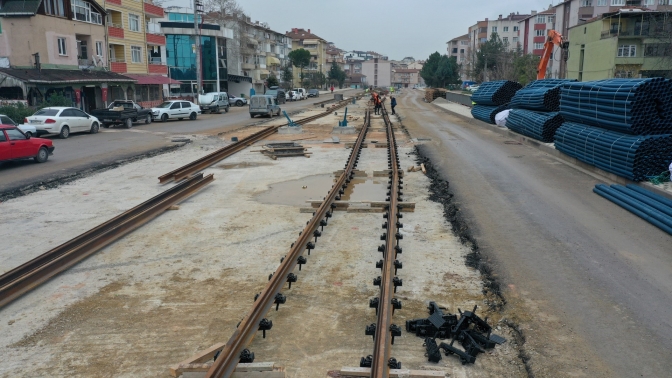 Kuruçeşme Tramvay Hattında hummalı çalışma