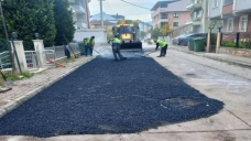 Körfez’de yol bakım çalışmaları aralıksız sürüyor