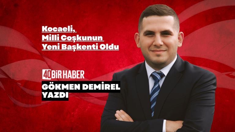 Kocaeli, Milli Coşkunun Yeni Başkenti Oldu