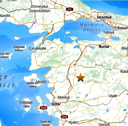 Balıkesir’de 4.9 büyüklüğünde deprem!