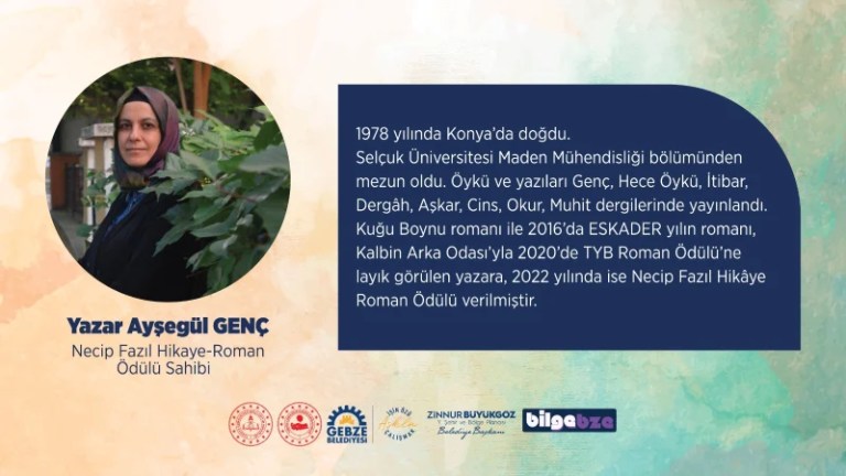 Gebze’de Ayşegül Genç ile Edebiyat Buluşması!