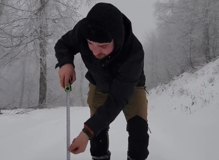 Kartepe’de kar kalnlığı 23 cm