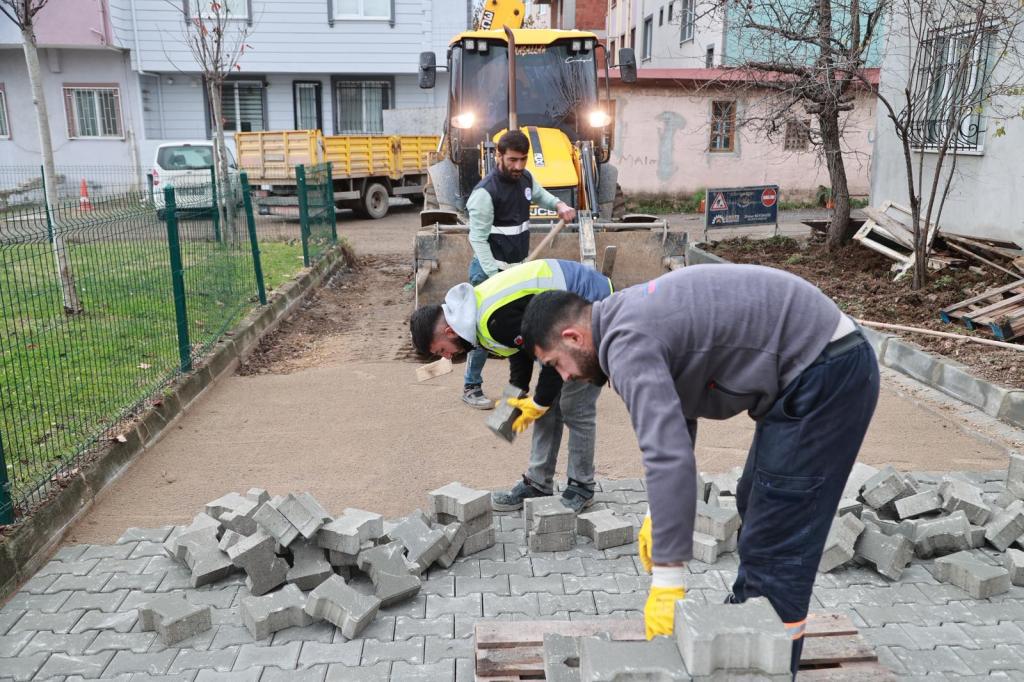 Gebze İstasyon Mahallesi’nde Parke Serimi Tamamlandı
