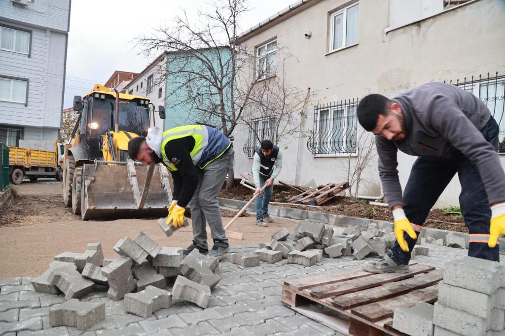Gebze İstasyon Mahallesi’nde Parke Serimi Tamamlandı