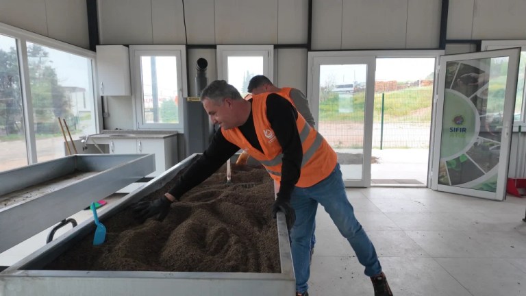 Çayırova’dan toprağa can veren kompost tesisi