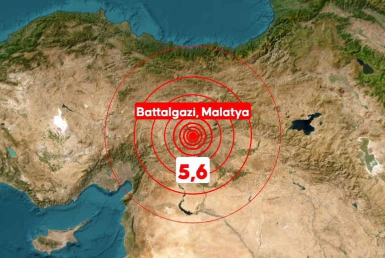 Malatya 5.6 büyüklüğünde depremle sarsıldı!