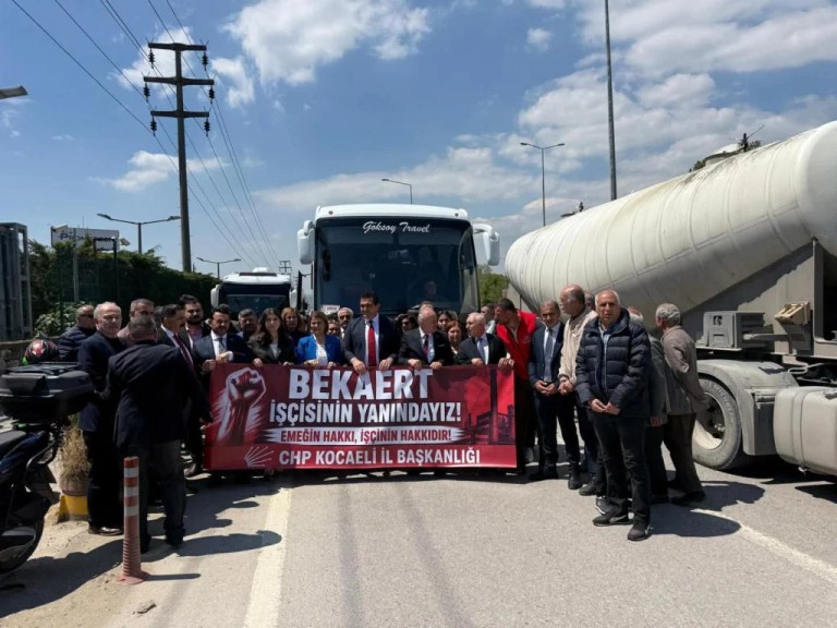 CHP’den grevdeki Bekaert işçilerine destek