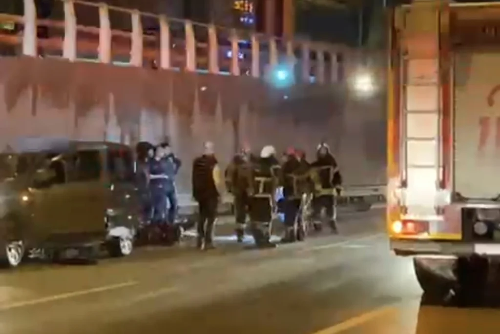 Körfez’de zincirleme kazada yaralılar var!