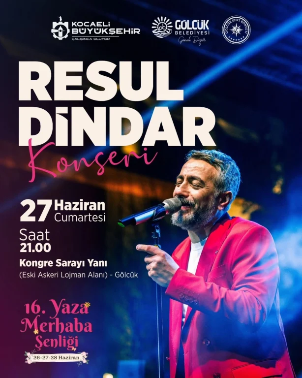 Gölcük’te Resul Dindar ile Yaza Merhaba