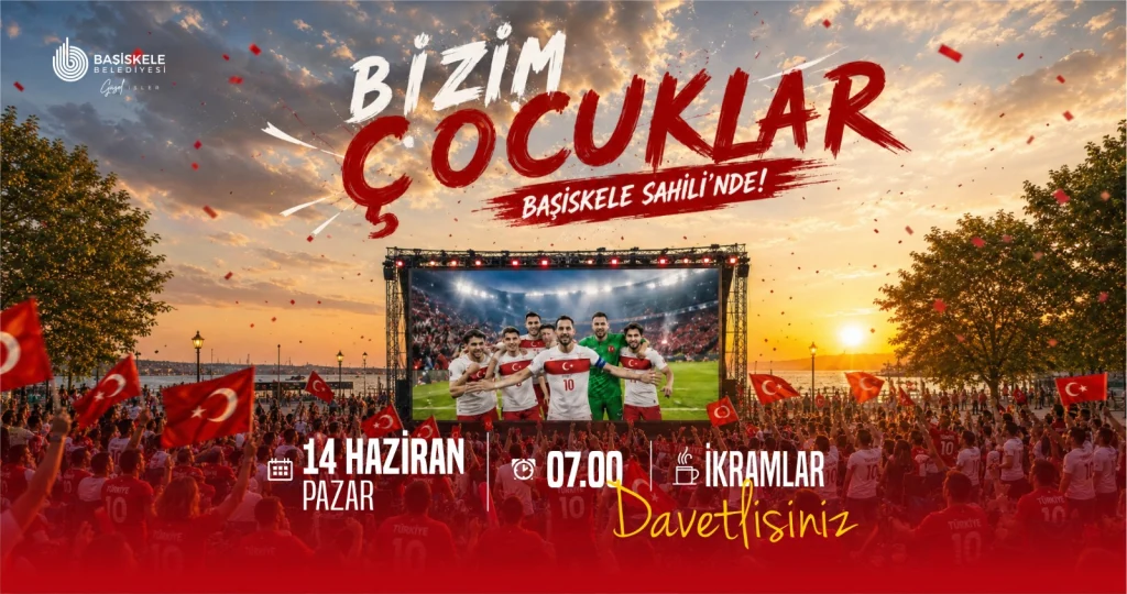 Başiskele’de Dünya Kupası coşkusu sahile taşınıyor