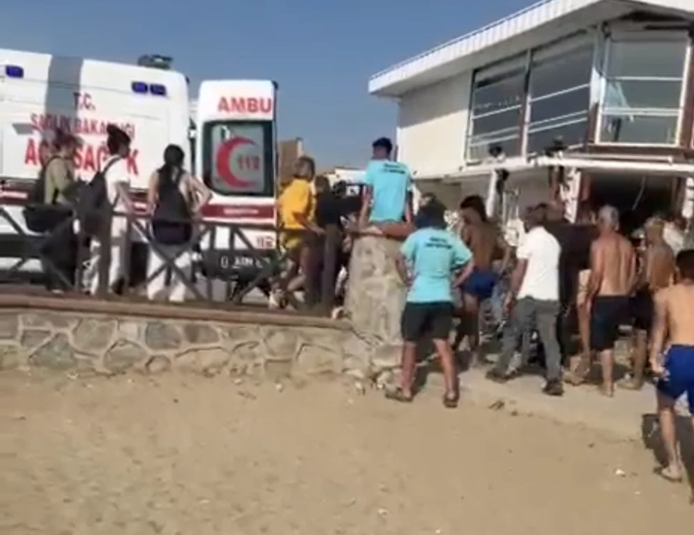 Halk plajında boğulma tehlikesi!