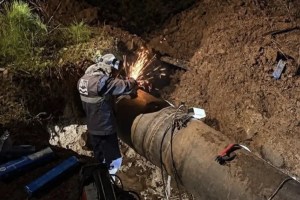 Başiskele’de heyelan sonrası su uyarısı