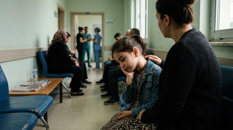 Geçmeyen boyun şişliği tümör çıktı