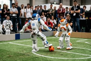 Roma’da insansı robotlar sahaya çıktı